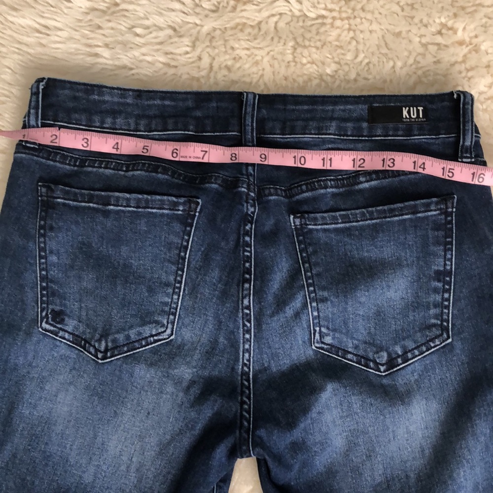 Kut from the Kloth Donna ankle skinny jeans size 8 - Picture 9 of 13